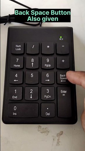 😱⌨️mini numeric keypad🥰 😘 It is very useful ⌨️😎
