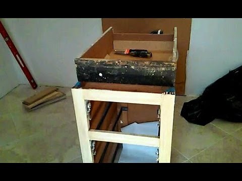 How to Replace Damaged wood Toe Kick-board with Tile kick-board that Last For Ever Part 1