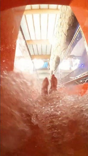 Amazing BOOSTER LOOP Water Slide at Aquaparc #shorts