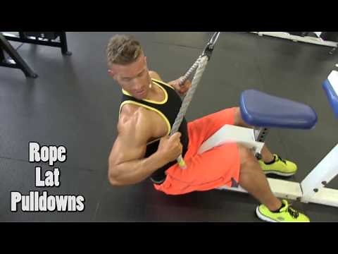 Lat Pulldowns using the Rope