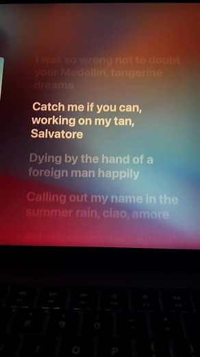 Salvatore Lana Del Rey lyrics – Catch Me If You Can