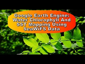 Google Earth Engine Water Chlorophyll and SST Mapping using SeaWiFS Data