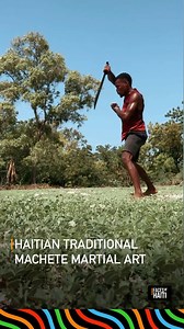 The Haitian traditional machete martial art, known as “Tire Machèt”, is a combat style rooted in Haiti’s history and culture. It involves using the machete for self-defense and incorporates techniques from African fighting traditions adapted to local needs. Tire Machèt emphasizes fluidity, speed, and precision, and is practiced to preserve cultural heritage and national pride. It reflects the resilience and resourcefulness of the Haitian people, particularly during the Haitian Revolution. Today,