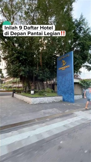 Inilah Hotel Hotel Depan Pantai Legian Bali‼️