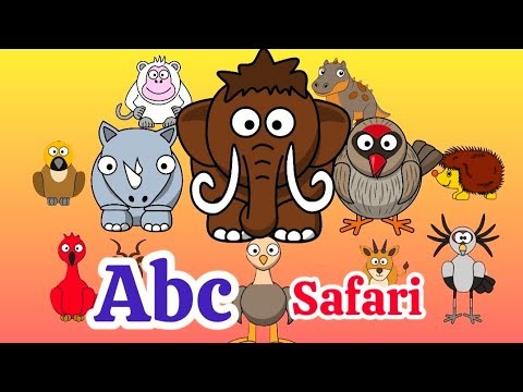 Safari ABC Animal Sounds Song! 🦁🐘🦒|Nursery rhymes for toddlers|Nursery Rhymes for Babies|Emdikidstv