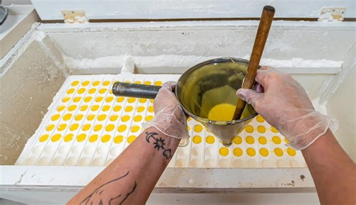 【解压美食】制作芒果什锦奶油（无人声）@HerculesCandyASMR