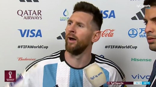 Coupe du monde 2022: "Qué miras, bobo ?", la phrase d'un Messi en colère déjà culte et business