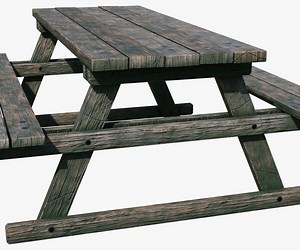 ArtStation - 3D Bench table | Resources