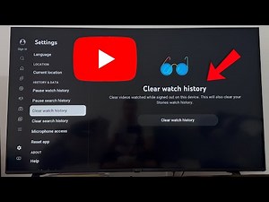 How To Clear YouTube Search and Watch History On TV (2025)