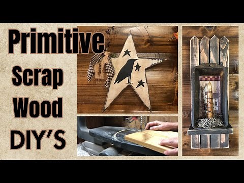 Easy Primitive Wood Diy's / Power Up Those Tools
