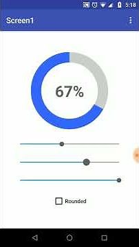 Circular Progress Indicator in App Inventor