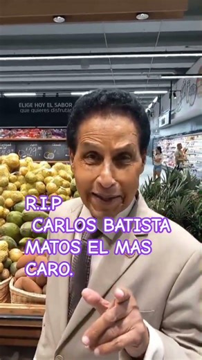 R.I.P. CARLOS BATISTA MATOS, THE MOST EXPENSIVE.