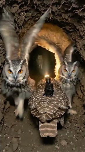 POV: Burrowing Owl🦉A tiny camera mounted on a burrowing owl reveals a secret underground bird world