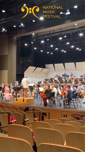 Apply by February 10! Repertoire highlights include Beethoven Symphony No. 6, Dvořák Symphony No. 9, and Mahler Symphony No. 9! Check out applications for orchestral instruments, arts administration, music library, recording engineering, and conducting! #nationalmusicfestival #summerfestival #orchestra #summermusicfestival | National Music Festival