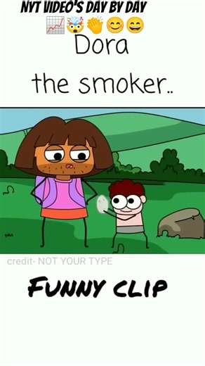 Dora the explorer 😁# NYT video # Special # Funny video #Childhood memory 😄