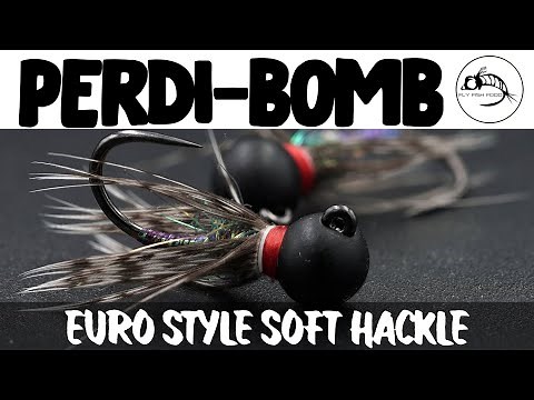 Fly Tying Tutorial: Perdi-Bomb Soft Hackle EURO nymph: Gets down fast and moves
