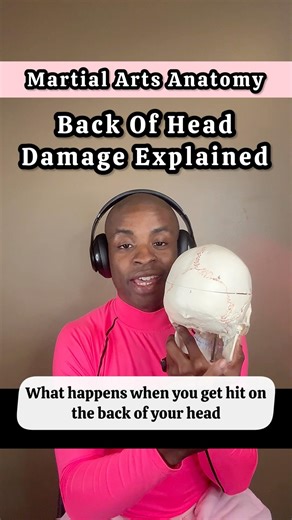 Back Of Head Damage?💥What Happens When You Get Hit? #anatomy #braininjury #headinjury #mma #sports