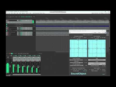 SoundObject version 4 demonstration: Spatial JAZZ (空間 JAZZ) 5 (headphones ver.)