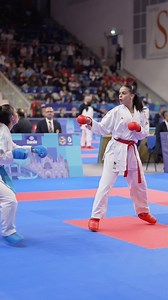 POV: Ippon 💥 @pavlitinaa 🇬🇷 grabs three points in her first match at the #KarateVenice2024! ⚡️ #Karate #KarateInsights #WorldKarateChampionships #Jesolo #Italy 🎥 @jeremymangue | Karate Insights