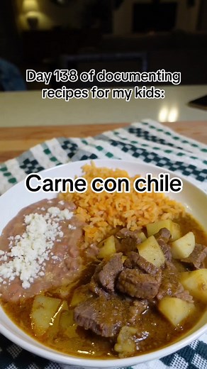 Authentic Carne Con Chile Recipe with Tomatillo Salsa