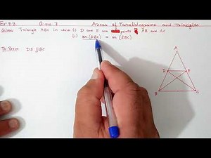 Chapter:9 Ex.9.3 (Q.7) Areas of Parallelograms and Triangles | Ncert Maths Class 9 | Cbse.