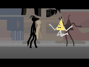 Death And The Devil VS Golden Pyramid(Bill Cipher Redraw): Trevor Henderson's Creations Battle