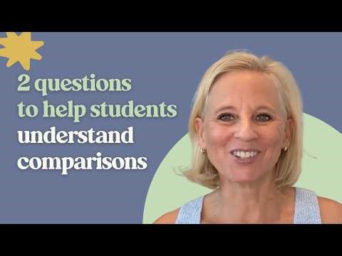 How to model a comparison relationship