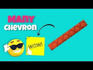 Chevron rod wrap tutorial - many chevrons