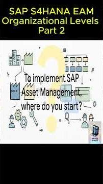 SAP EAM Explaining Organizational Levels #saps4hana #assetmanagement #saptraining #shorts