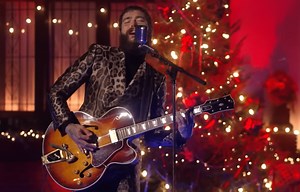 Watch Post Malone's Live Performance of 'Devil In Disguise' at the 'Christmas At Graceland' Special