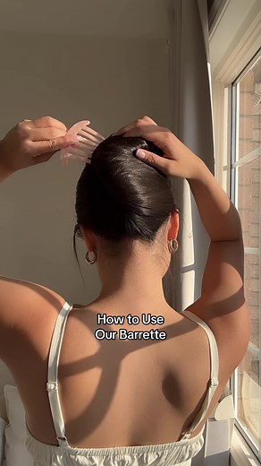 Tutorial on How to use our hair barrette! #hairstyles #longhair