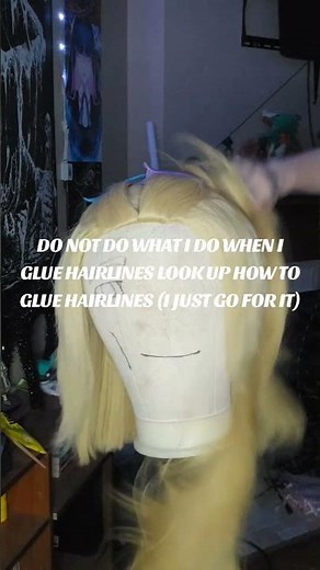 Luka cosplay wig Tutorial (Alien Stage) - #alienstage #lukaalienstage #alienstagecosplay #cosplay