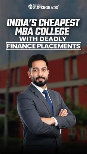 India’s Cheapest MBA College with Brutal Finance Placements 🔥 JBIMS #shorts #cat2026