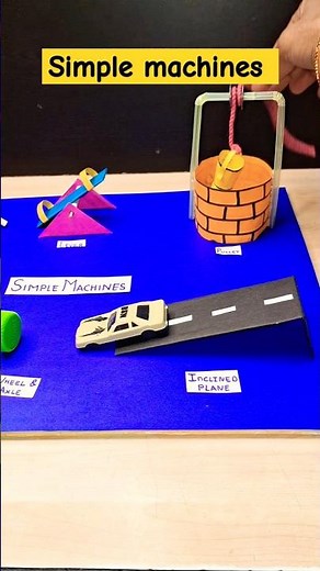 Simple Machines Working model for school exhibition/best science day project #simplemachines #short