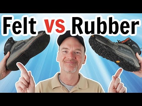 Which is Better Felt vs Rubber Wading Boots?