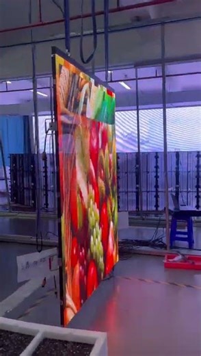 Transparent led display screen for hanging installation #leddisplay #ledscreen