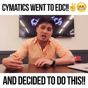 32K views · 344 reactions | We went to EDC this weekend and decided to do something CRAZY! :) Also if you haven't checked out our brand new vocal pack, go check it out here --> https://goo.gl/AFqkZ1 | Cymatics.fm | Facebook