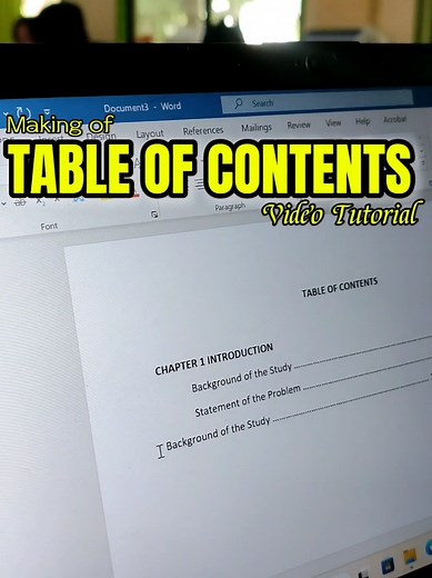 Create a Table of Contents for Research Papers Easily