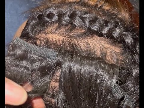 #4 Crochet Weave with Weft Hair - Method 1