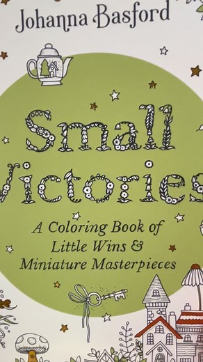 I bought a Johanna Basford coloring book to start learning with coloring pencils. 🖍️ Colored the cover page, inspired by Emily Illustrator! So happy to have a new relaxing hobby. #Coloring #JohannaBasford | Elgee Colors