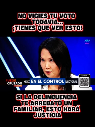 LA MEJOR PROPUESTA QUE HE ESCUCHADO! 😲 #keikofujimori #fuerzapopular