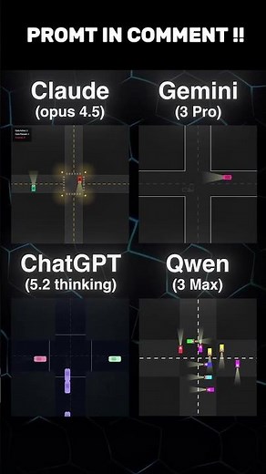 These 4 AIs Race Through Impossible Traffic #coding #programming #python #javascript #earning #ai