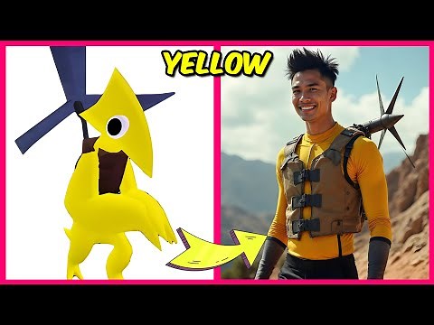 🌈How Rainbow Friends Chapter 2 Characters Look As Humans + Guess The Voice Quiz👨🏾🟡 ! | Yellow, Blue