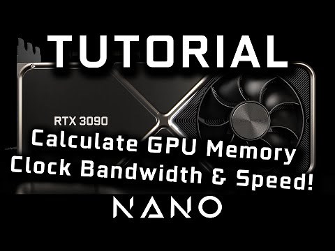 Tutorial: How to calculate GPU memory clock speed and memory bandwidth - GDDR6, GDDR6X, HBM2e etc