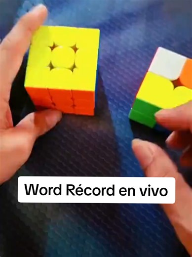 World Record live 2x2 cube