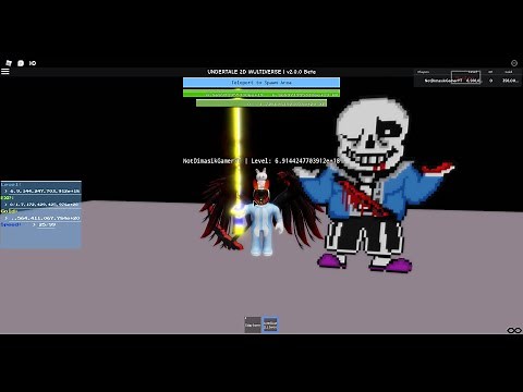 FIGHTING ALL BOSSES PART 1 | UNDERTALE 2D MULTIVERSE | ROBLOX