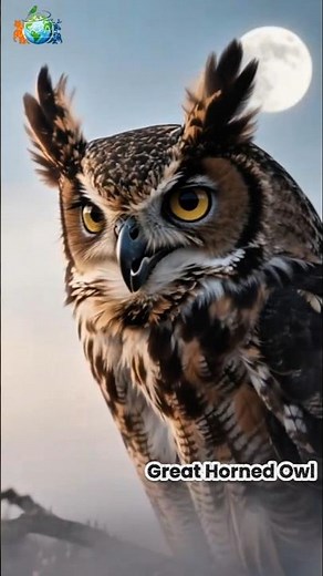 🌙 When Owls Sing at Night 🦉#birds #birdsong #animals #relaxing #relax #shorts #reels
