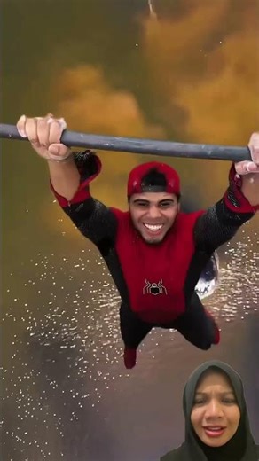 Dibawah ada buaya ⁉️ SC: SpiderSlack #comedy #shorts #trending #funny #lucu