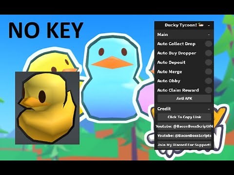 [FREE UGC] Ducky Tycoon! 🦆 OP SCRIPT (AUTO TYCOON, NO KEY)