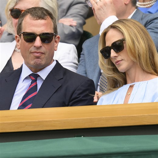 Princess Anne’s Son Peter Phillips Makes Rare Appearance at Wimbledon